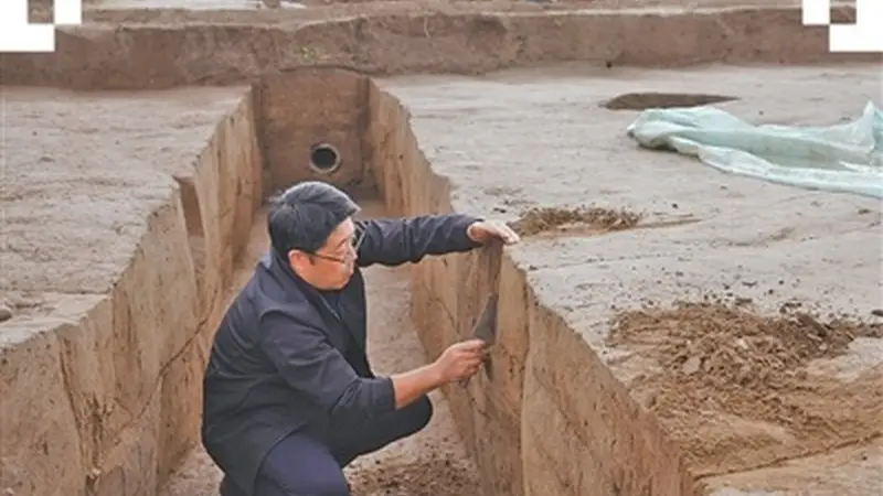甘肃考古队田野发掘获重要发现 黄土高原地坑院遗址启幕探索新征程
