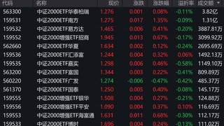 A股早盘冲高回落 中证2000逆势上涨0.3%