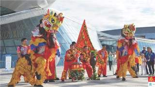 东莞塘厦石潭埔麒麟武术团 下月携三百余年舞麒麟技艺亮相世博会