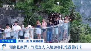 22℃清凉出圈！外国游客被张家界“天然空调房”种草