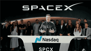 SpaceX股价回落30%马斯克警告做空机构存活概率极低