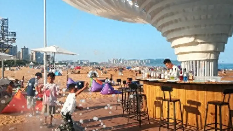 金沙滩Sunshine沙滩酒吧：啤酒节解锁日咖夜酒新体验