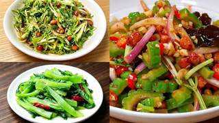 大暑吃苦味，清爽度三伏：苦瓜拌木耳花生米，解腻降火好选择