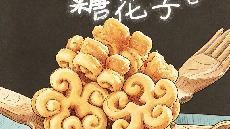 永昌春节特有的糖花子：源自宋代的甜蜜馍馍点心